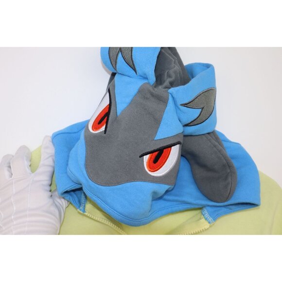 Lucario Pokémon Center Adult Hoodie M Kawaii Normcore Skater - Picture 10 of 11